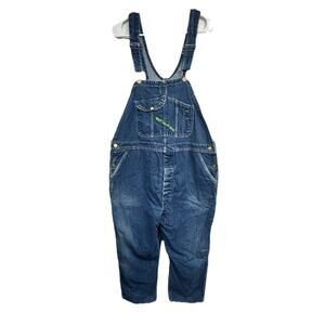 Key Imperial Overalls Men 44 X 30 Button Fly Farmer Carpenter Bib Cotton USA